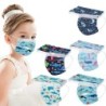 Protective face / mouth masks - disposable - 3-ply - for children - fish printed - 50 piecesMouth masks