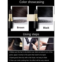 Tinte para el cabelloArreglo temporal para canas - tinte para el cabello en barra