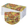 Mascarillas bucalesMascarillas protectoras faciales / bucales - desechables - 3 capas - para adultos - estampado de flores - ...