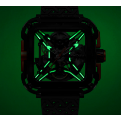 RelojesCIGA Design X Series Skeleton - automatic men's watch - stainless steel - waterproof