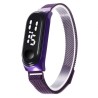 RelojesReloj elegante para mujer - pantalla táctil - digital - LED - con hebilla magnética