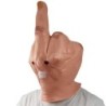 MáscaraLatex face mask - full face - for Halloween / masquerades - middle finger