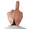 MáscaraLatex face mask - full face - for Halloween / masquerades - middle finger