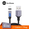 CablesCable de carga magnético - USB - Micro USB - tipo C - carga rápida - para iPhone