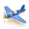 Elegant brooch - with blue airplaneBrooches