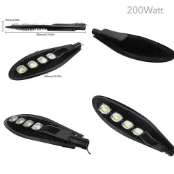 LED street light - lamp - waterproof - 30W - 50W - 80W - 100W - 120W - 150W - 200WStreet lighting