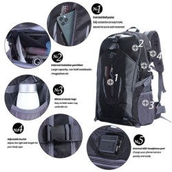 MochilasMochila impermeable de nylon - escalada / senderismo / bolsa de viaje - unisex