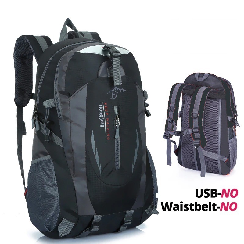 Waterproof nylon backpack - climbing / hiking / travel bag - unisexBackpacks