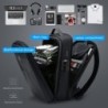 Fashionable backpack - waterproof - anti-theft - USB charging port - for 17.3 Inch laptopBackpacks