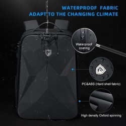 Fashionable backpack - waterproof - anti-theft - USB charging port - for 17.3 Inch laptopBackpacks