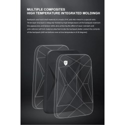 Fashionable backpack - waterproof - anti-theft - USB charging port - for 17.3 Inch laptopBackpacks