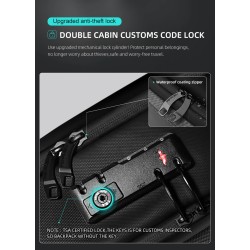 Fashionable backpack - waterproof - anti-theft - USB charging port - for 17.3 Inch laptopBackpacks