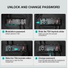 Fashionable backpack - waterproof - anti-theft - USB charging port - for 17.3 Inch laptopBackpacks