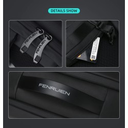 Fashionable backpack - waterproof - anti-theft - USB charging port - for 17.3 Inch laptopBackpacks