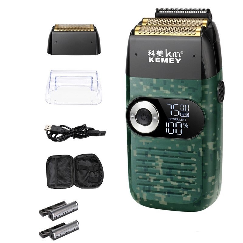 CortapelosKemei KM-2026 - electric shaver / beard trimmer - LCD - 3 speed - 0.0mm
