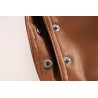 ChaquetasVintage loose leather jacket - with belt