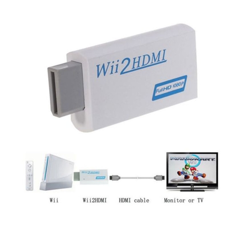 Wii HDMI Adapter Converter Wii2HDMI 1080PWii & Wii U