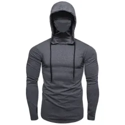 Hoodies & SudaderaMen's long sleeve hoodie - with face cover