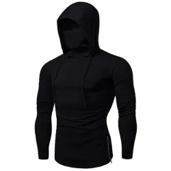 Hoodies & SudaderaMen's long sleeve hoodie - with face cover