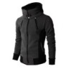 Hoodies & SudaderaFashionable men's hoodie - with turtleneck - long sleeves / pockets / zippers