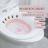 Baño & AseoBidé plegable mujer - tapa inodoro - irrigador - autolimpiante
