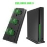 Xbox OneOIVO - vertical stand - holder - external cooler fan - 3 USB ports - for Xbox One X game console