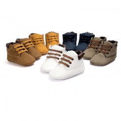 ZapatosZapatos de cuero para bebés / bebés - suela blanda - primeros caminantes