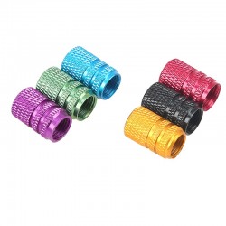 Partes de ruedaTapones de válvula de aire universales de aluminio para neumáticos de automóvil - 4 piezas