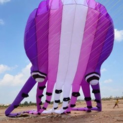 CometaLarge octopus - kite - inflatable - with line - 15m / 23m / 30m
