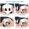 Face / mouth protection mask - antibacterial - with activated carbon filters PM 2.5Mouth masks