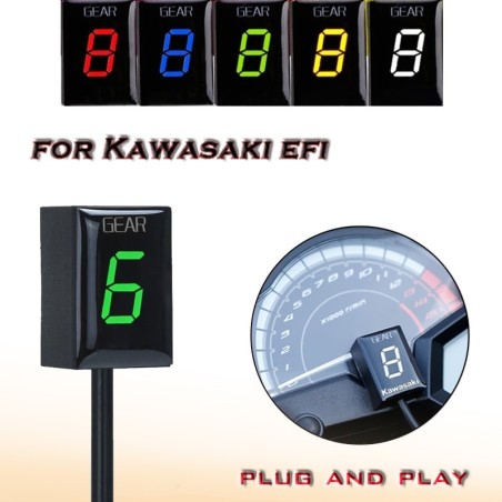 Gear indicator - motorcycle speed display meter - gear display holder - waterproof - for KawasakiMotorbike parts