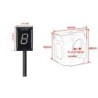 Partes de motosMotorcycle meter - speed display