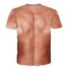 Creative short sleeve t-shirt - with 3D printing - strong muscles / tattooT-shirts