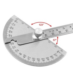 MediciónProtractor angle - 145mm - stainless steel - high quality