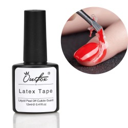 Esmalte de uñasProtective latex tape - peel-off gel - nail cuticle guard - antifreeze - 12ml