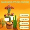 JuguetesElectric cactus with Spanish sombrero - funny plush doll - twisting / dancing / recording