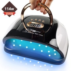 Secador de uñasProfessional nail lamp - dryer - with 4 timer setting / handle - UV - 57 LED - 114W