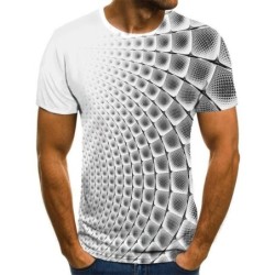 Summer colourful short sleeve t-shirt - 3D graphic printedT-shirts