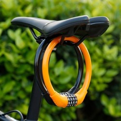 Anti-theft bicycle lock - 4 digit code combination - ring shapedMotorbike parts