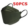 Face / mouth protective face masks - antibacterial - 3-ply - 4D design - FPP2 - KN95Mouth masks