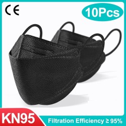 Face / mouth protective face masks - antibacterial - 3-ply - 4D design - FPP2 - KN95Mouth masks