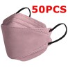 Mascarillas bucalesFace / mouth protective face masks - antibacterial - 3-ply - 4D design - FPP2 - KN95
