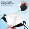 Mascarillas bucalesFace / mouth protective masks - antibacterial - reusable - 4-ply - FPP2 - KN95 - black / white