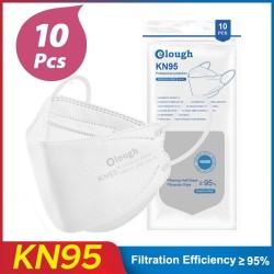 Mascarillas bucalesFace / mouth protective masks - antibacterial - reusable - 4-ply - FPP2 - KN95 - black / white