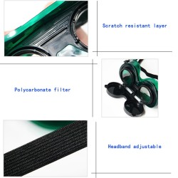 CascosWelding goggles - eyes protection - two layers - flip-up
