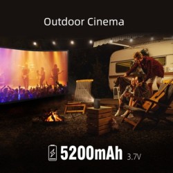 ProyectoresBYINTEK P20 M - Pico Smart - mini proyector portátil - TV sin pantalla - Android - Wifi - LED - DLP - 4K - 1080P