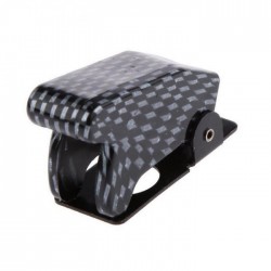 InterruptoresInterruptor basculante de palanca SPST para automóvil con LED - 12V 20A - cubierta de carbono