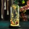 NavidadÁrbol de Navidad decorativo - en cúpula de cristal - con LED