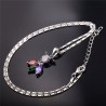 Elegant necklace with colorful crystal fishNecklaces