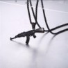 AK47 assault rifle shaped pendant - stainless steel necklace - hip hop / army styleNecklaces